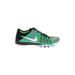 Nike Sneakers: Green Print Shoes - Women's Size 8 1/2 - Almond Toe