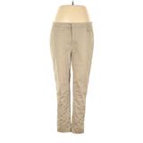 Brunello Cucinelli Casual Pants - High Rise: Tan Bottoms - Women's Size 14
