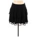 Torrid Casual A-Line Skirt Mini: Black Solid Bottoms - Women's Size 1X Plus