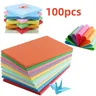 100 pz colorato fai da te bambini fatti a mano Origami colorati A4 carta da copia 10 colori