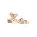 Lands' End Sandals: Tan Solid Shoes - Women's Size 10 - Open Toe