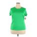 Danskin Now Active T-Shirt: Green Activewear - Women's Size 2X-Large