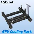 Scheda grafica esterna fai-da-te Rack di raffreddamento Scheda grafica Staffa di alimentazione ATX Supporto doppio GPU Base della scheda grafica in alluminio