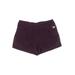 Reebok Athletic Shorts: Purple Print Activewear - Women's Size Large