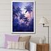 Design Art Mystical Plam Tree Magic Impressions I On Canvas Print Metal in Indigo | 32 H x 16 W x 1 D in | Wayfair FDP117739-16-32-WH