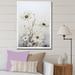 Design Art White Wildflowers Floral Fantasy I On Canvas Print Metal in Gray/White | 32 H x 16 W x 1 D in | Wayfair FDP122296-16-32-WH