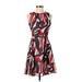 Banana Republic Factory Store Casual Dress - A-Line: Red Print Dresses - Women's Size 0