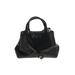 MICHAEL Michael Kors Leather Satchel: Black Solid Bags