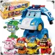 Poli Robocar Anime Figures Poli Car Transform Vehicle Robot Action Figurine Cartoon Police Car