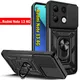 Slide Camera Armor Funda pour Xiaomi Redmi Note 13 4G Case Ring Stand Protect Phone Cover 4G Capa