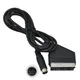 P9YE RGB Scart Cable for sega for SATURN Video Connection Cord Line -1.8m Le