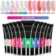 Poly Nail Gel Set For Nail Extension Finger Quick Building Gel 24 Color Extension Gel Soak Off Nail