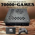 NEW 500GB X8 Retro Gaming Console Loaded 70000+ Games for Wii PS2 DC PSP GAMECUBE Plug-and-Play On