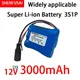 SHENFUSAI NWE 12 V 3000 mAh 18650 Li-ion Rechargeable battery and 12.6V 1A Charger cctv camera