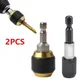 2pc 50/60mm Drill Chuck Screwdriver Impact Driver Keyless Adaptor 1/4in Hex Shank Drill Bit Quick