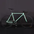 Fixie Fixed Gear Bike for City Bike Steel Frame Alloy 40mm Wheel Single Speed Bicycle 52cm