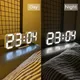 Digital Alarm Clock Desk Table Clock Curved LED Screen Alarm Clocks for Kids Bedroom Temperature
