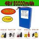 13S8P 48V 50Ah lithium battery for electric scooters mountain bikes 250-1000W+charger