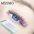 White-haired Colorful Pointed Double-color Eyelash 0.07 Soft Curled Bright Color 8-13 Single Grafted