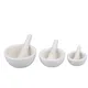 60/80/100mm Mortar And Pestle Spice Crusher Ceramic Bowl Hard Food Kitchen Tool Vanilla Spice