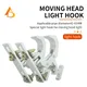 a pair Aluminum Fold Clamp Hooks Stage Light Hanging Hook Loading 150Kg Truss Tube Moving Head Beam