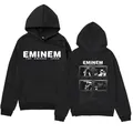 Plus Size Rapper Eminem Music Album Hoodies World Gift for Fan Graphic Hoodie Men Women Hip Hop