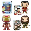 Iron Man #126 Funko Pop Figure Justice League Aquaman Shazam #260 Action Figures Model Collection