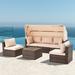 Ebern Designs Mountview 6 Piece Sofa Seating Group w/ Cushions in Brown | 56.2 H x 29.9 W x 26.4 D in | Outdoor Furniture | Wayfair