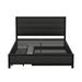 Latitude Run® Metal Queen Size Storage Platform Bed w/ Twin Size Trundle & 2 Drawers in Black | Wayfair 596642E5AB4B466FA1622208E8DAD180