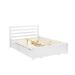 Red Barrel Studio® Full Size Wood Platform Bed Frame w/ 4 Storage Drawers & Headboard Of Color For All Ages in White | Wayfair