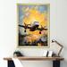 17 Stories In Flight Plane Horizons II On Canvas Print, Cotton in Gray/Yellow | 44 H x 34 W x 1.5 D in | Wayfair FAB022DA3E1D48C7A2FD61494BB91E90