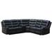 Multi Color Reclining Sectional - Latitude Run® Chaylin Vegan Leather Reclining Sectional | 40 H x 95 W x 38 D in | Wayfair