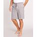 Blair Men's John Blair Woven Plaid Sleep Shorts - Grey - 3XL