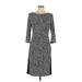 Lauren by Ralph Lauren Casual Dress - Sheath: Gray Dresses - Women's Size 10