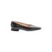 Chanel Flats: Loafers Chunky Heel Casual Black Shoes - Women's Size 36.5 - Almond Toe