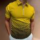 3D Digital Print Men Casual Short Sleeve Polo Shirt , Men Casual Sport Zipper Polo Shirt , S-5XL .