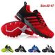 Men's Running Shoes Plus Size 47 Breathable Man Sports Sneakers Lace Up Comfort Casual Walking Shoes Athletic Training Footwear