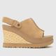 UGG abbot wedge high heels in sand