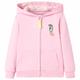 vidaXL Kids' Hooded Sweatshirt with Zip Bright Pink 92