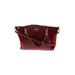 Coach Factory Leather Satchel: Pebbled Burgundy Solid Bags