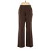 Eddie Bauer Dress Pants - High Rise: Brown Bottoms - Women's Size 6