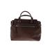 Madison West Satchel: Pebbled Brown Solid Bags