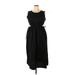 Rails Casual Dress - Midi Crew Neck Sleeveless: Black Print Dresses - New - Women's Size 2X