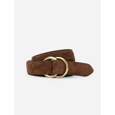 J.McLaughlin Men's Michael Belt Brown, Size Small | Suede