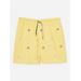 J.McLaughlin Men's Gibson Swim Trunks in Yacht Club Yellow, Size Small | Nylon