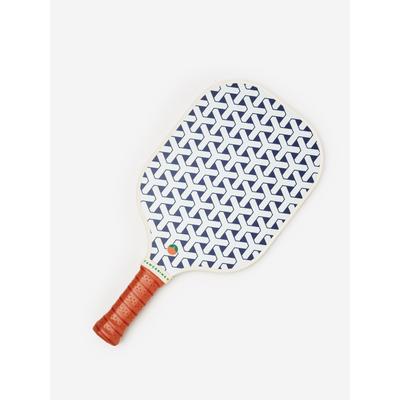 J.McLaughlin J.McL x Tangerine Pickleball Paddle in Bond White/Navy | Leather