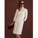 J.McLaughlin Women's Christabel Dress Ivory, Size XS | Bainbridge/Nylon/Spandex