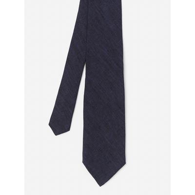 J.McLaughlin Men's Linen Tie Navy | Cotton/Linen/S...