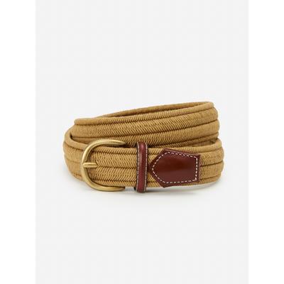 J.McLaughlin Men's Ray Belt Khaki, Size 34 | Cotton