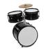 Arealer Percussion Drum Children Junior 3-piece Kit Percussion Musical Drumsticks Adjustable Stool Drums Kit Percussion Kids Children Junior Drum Set Drums With Mbal Drumsticks Set Drums Kit Dsfen